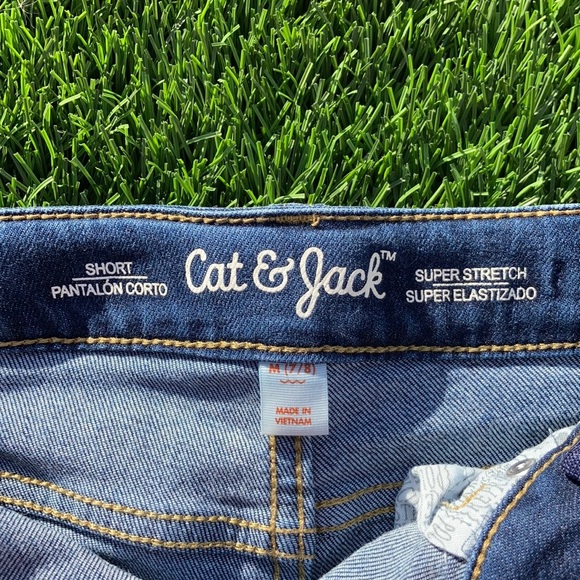 Cat & Jack Girl’s Jean Short // Size M 7-8 - Picture 2 of 9